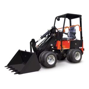 Mini Backhoe Electric Loader Mini Skid Steer Loader 1 ton