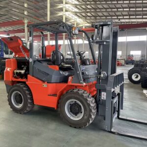 Diesel rough terrain 6 ton 6 meter lift forklift